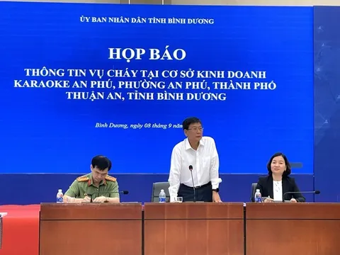 Thông tin chính thức về vụ cháy quán karaoke ở Bình Dương