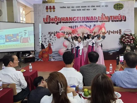 Ấn tượng Lễ hội Hangeulnal tại Trường Đại học Kinh doanh và Công nghệ Hà Nội
