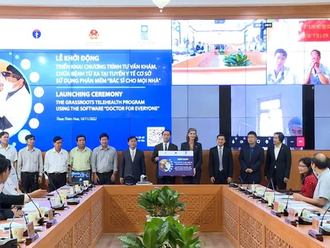 Hơn 2.000 cán bộ y tế tại 800 đơn vị y tế cơ sở được đào tạo, kết nối cung cấp dịch vụ y tế từ xa