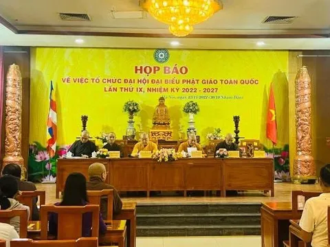 Hơn 1.000 đại biểu dự Đại hội đại biểu Phật giáo toàn quốc lần thứ IX