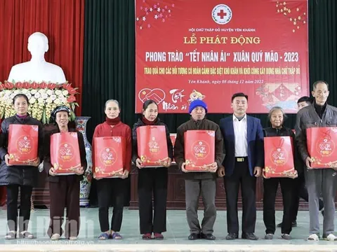 Yên Khánh (Ninh Bình): Phát động Phong trào “Tết Nhân ái” Xuân Qúy Mão 2023