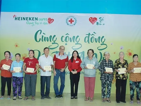 Heineken đồng hành cùng Hội Chữ thập đỏ Việt Nam trong Phong trào “Tết Nhân ái” Xuân Quý Mão 2023
