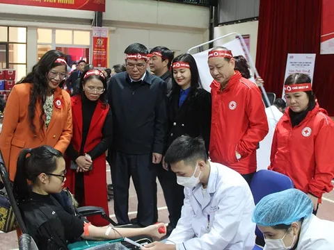 Hiến máu đầu Xuân - Nhân lên hạnh phúc