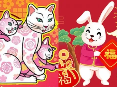 Vì sao năm Mão của Việt Nam là mèo trong khi các nước châu Á lại là thỏ?