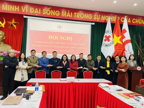 Hội Chữ thập đỏ Việt Nam: Hội nghị cán bộ, công chức, viên chức và người lao động; Tổng kết công tác Đảng, công tác cơ  quan năm 2022