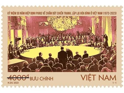 Phát hành bộ tem 'Kỷ niệm 50 năm Hiệp định Paris về chấm dứt chiến tranh, lập lại hòa bình ở Việt Nam'