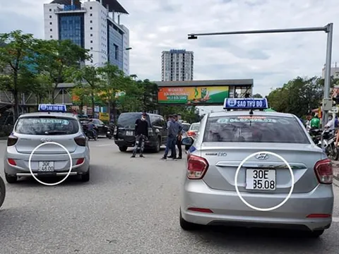 Quái chiêu thay đổi, đeo biển kiểm soát giả để né... "phạt nguội"
