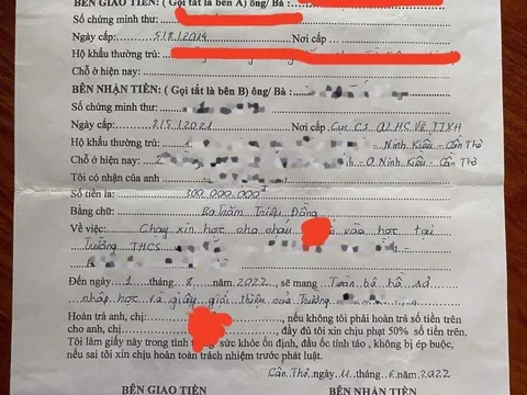 Xác minh thông tin "chạy" suất vào trường THCS với giá 300 triệu đồng