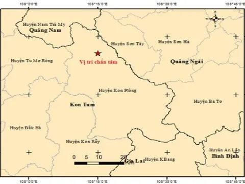 Kon Tum: Động đất mạnh 3,2 độ richter ngay trước khi bão Noru đổ bộ
