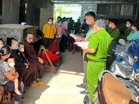 Công an Long An thông tin mới nhất về việc lấy mẫu ADN tại Tịnh thất Bồng Lai