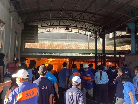 Công ty chuyên sản xuất may mặc đông công nhân nhất Đồng Nai bốc cháy ngùn ngụt