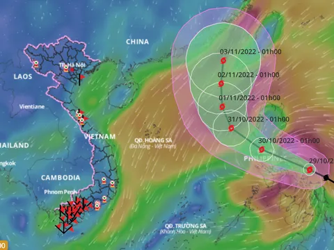 Thông tin mới nhất về bão Nalgae: Tăng cấp trước khi vào Biển Đông, dự báo sẽ tiếp tục mạnh thêm