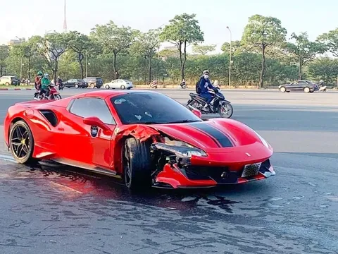 Siêu xe Ferrari biển ngoại giao gây tai nạn, xử lý như thế nào?