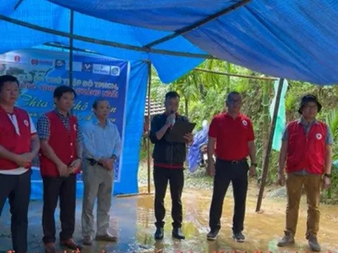 Trao tặng 150 phần quà cho bà con khó khăn tại thôn Gò Tranh, Quảng Ngãi