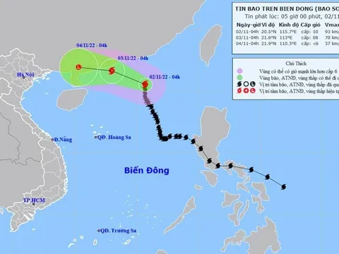 Bão số 7 suy yếu dần thành áp thấp nhiệt đới
