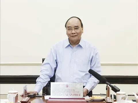 Chủ tịch nước làm việc với lãnh đạo Trung ương Hội Chữ thập đỏ Việt Nam