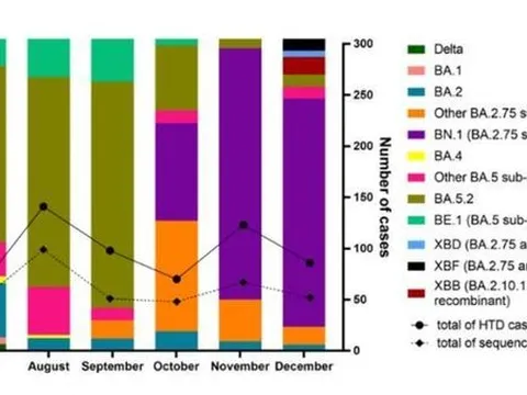Biến thể phụ XBB của Omicron xuất hiện tại TP.HCM