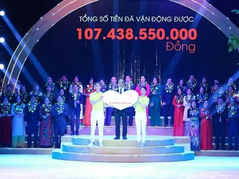 Chương trình 'Mùa xuân cho em' lần thứ 16 tiếp nhận hơn 107 tỷ đồng tài trợ