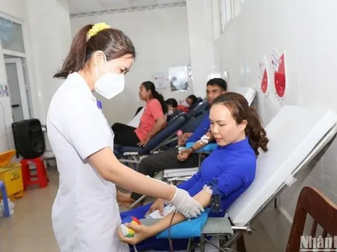 Ninh Thuận hưởng ứng chiến dịch hiến máu tình nguyện