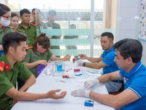 Công an tỉnh Bà Rịa - Vũng Tàu tham gia Ngày hội 'Hiến máu tình nguyện'