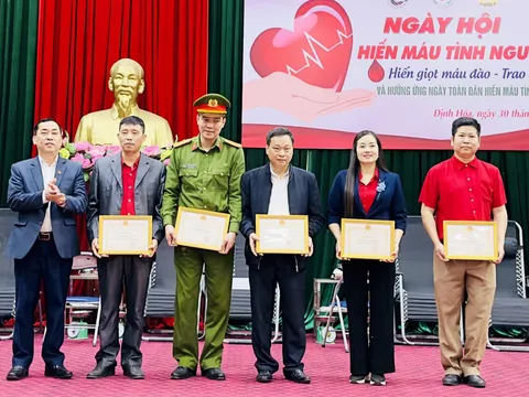 Thái Nguyên: Thu được 400 đơn vị máu trong Ngày hội hiến máu tình nguyện tại Định Hóa