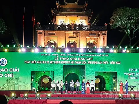 Triển khai Giải báo chí về Phát triển văn hóa và xây dựng người Hà Nội thanh lịch, văn minh