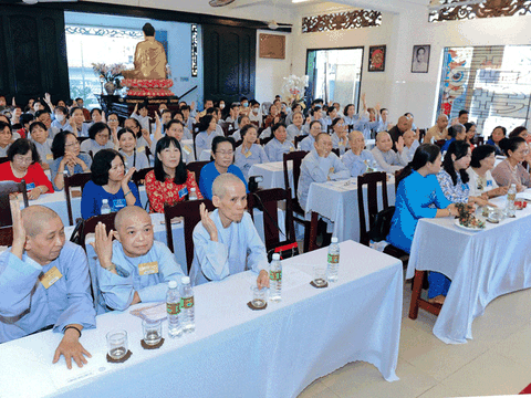 Tiền Giang: Đại hội Chi hội bảo trợ bệnh nhân nghèo, người khuyết tật và Trẻ mồ côi Phật giáo tỉnh