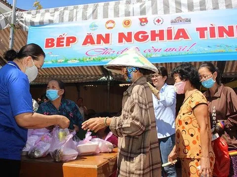 Đồng Tháp: Triển khai mô hình 'Bếp ăn nghĩa tình' phục vụ miễn phí cho người nghèo