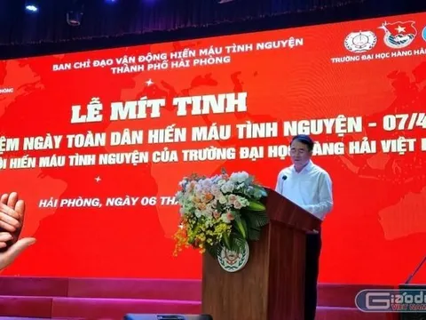 Trường ĐH Hàng Hải Việt Nam hưởng ứng ngày toàn dân hiến máu tình nguyện