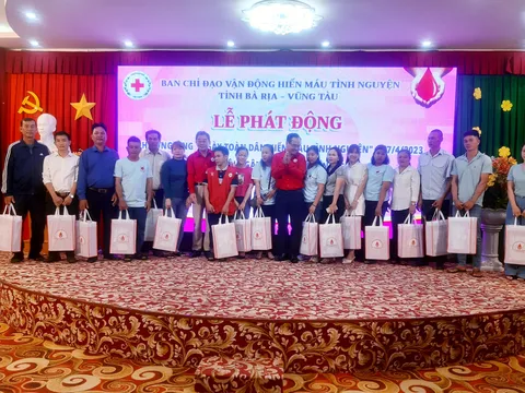 Hội Chữ thập đỏ tỉnh Bà Rịa - Vũng Tàu hướng về ‘Ngày toàn dân hiến máu tình nguyện 7/4’