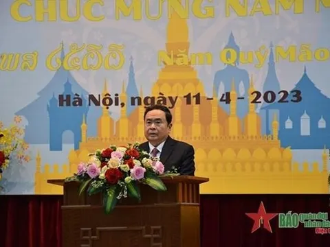 Đón Tết cổ truyền Bunpimay của nhân dân các bộ tộc Lào tại Hà Nội