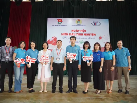 Bệnh viện HN Việt Đức đồng hành cùng Công đoàn Dệt may Việt Nam tổ chức “Ngày hội hiến máu tình nguyện năm 2023”