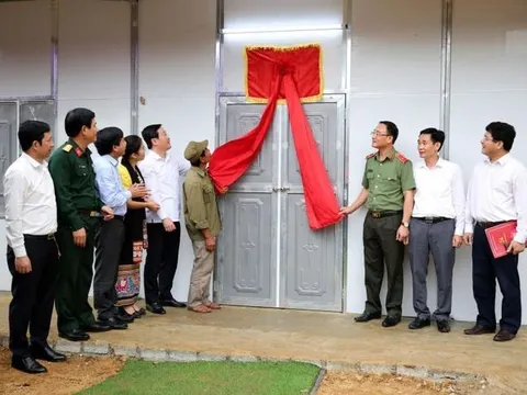 Cơ bản hoàn thành xây dựng, trao nhà cho người nghèo tại 3 huyện miền núi từ nguồn Công an Nghệ An hỗ trợ