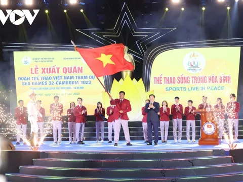 Đoàn Thể thao Việt Nam xuất quân tham dự SEA Games 32 với số thành viên kỷ lục