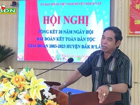 Đắk Nông: Giai đoạn 2003 – 2023, Đắk R'lấp hỗ trợ xây dựng trên 100 ngôi nhà đại đoàn kết