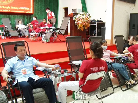 Thái Nguyên: Thu được trên 250 đơn vị máu hiến tại huyện Đại Từ