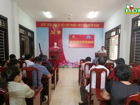 Tập huấn sơ cấp cứu ban đầu cho hội viên, tình nguyện viên chữ thập đỏ ở Đắk Nông