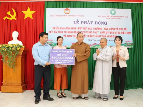 Triển khai mô hình Bếp ăn tình thương Bệnh viện Vũng Tàu