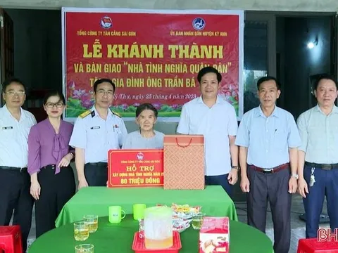Hà Tĩnh: Xây mới, sửa chữa 45 nhà tình nghĩa ở huyện Kỳ Anh