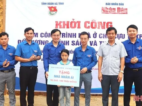 Hà Tĩnh: Khởi công xây nhà nhân ái cho các hoàn cảnh khó khăn ở Vũ Quang