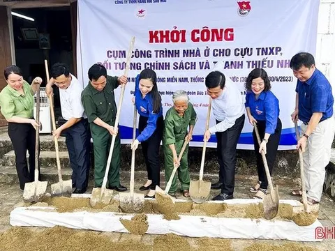 Xây dựng 7 ngôi nhà nhân ái cho các hoàn cảnh khó khăn ở Hà Tĩnh