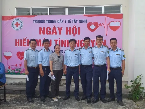 Cục QLTT tỉnh Tây Ninh tham gia Ngày hội hiến máu tình nguyện năm 2023