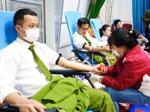 Nghệ An: Hơn 1000 tình nguyện viên huyện Tân Kỳ tham gia “Hiến máu tình nguyện” đợt 1 năm 2023