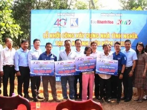 Khánh Hòa: Khởi công xây dựng 4 căn nhà tình nghĩa cho hộ nghèo xã Khánh Hiệp