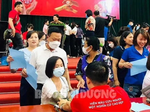 Hải Dương: Huyện Thanh Hà vượt 40% chỉ tiêu hiến máu cả năm