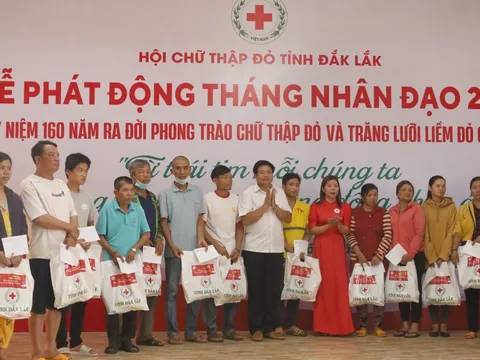 Đắk Lắk: Lễ phát động và triển khai các hoạt động “Tháng Nhân đạo” cấp tỉnh năm 2023