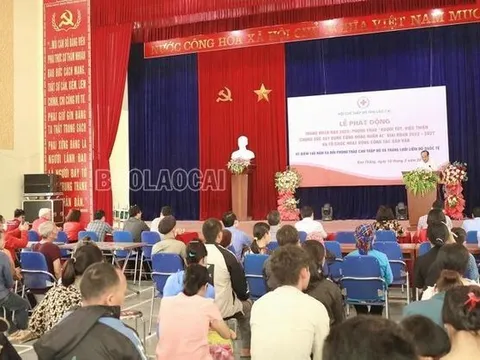 Cao Bằng: Phát động Tháng nhân đạo năm 2023 tại huyện Bảo Thắng