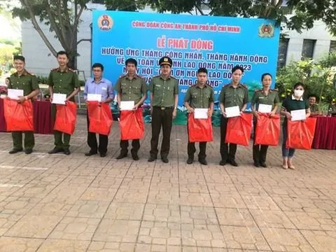 Công đoàn Công an TPHCM: Tổ chức Ngày hội 'Cảm ơn người lao động', gian hàng 0 đồng