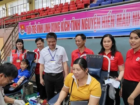 Quảng Trị: Hơn 500 tình nguyện viên tham gia hiến máu nhân đạo