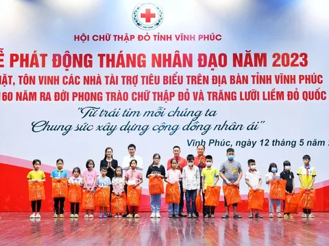 Vĩnh Phúc Phát động Tháng nhân đạo 2023: Chung sức xây dựng cộng đồng nhân ái